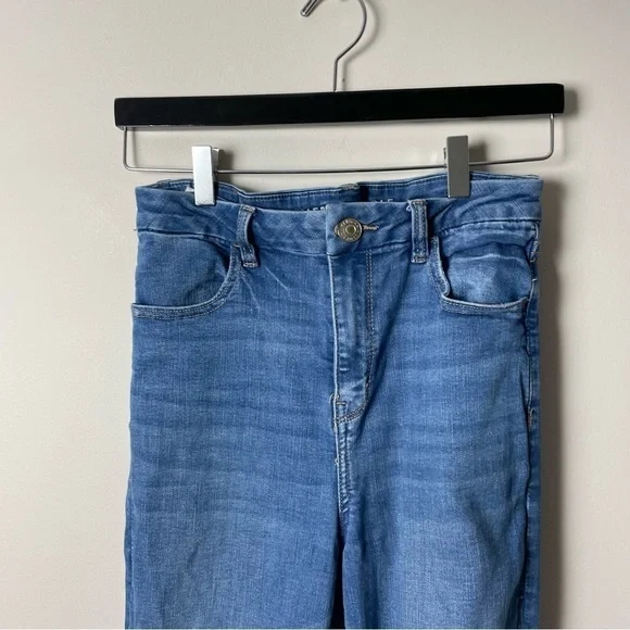 [American Eagle] Women's Curvy High Rise Raw Hem Jegging Denim Jeans - Picture 2 of 10